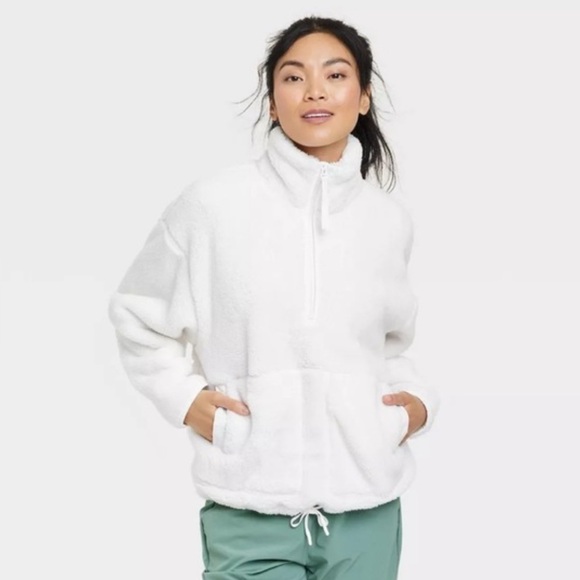all in motion Tops - Women's‎ High Pile Fleece 1/2 Zip Pull Over - All in Motion